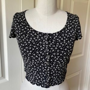 American Eagle “Soft & Sexy” Rib Knit Crop Top